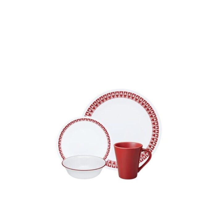 16pc dinner set red wheeler diamond 240814030457