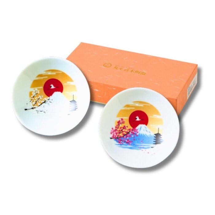 2pcs sake cup set mt fuji 0100 049 00 240918120040