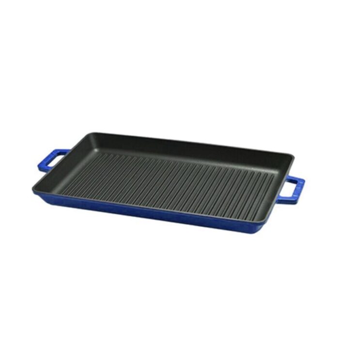 cast iron griddle grill with integral metal handle 240924125449