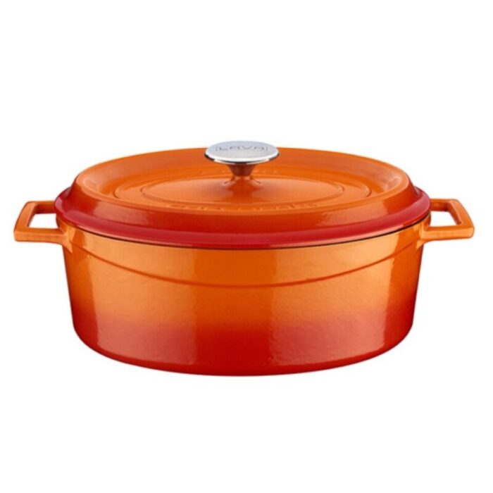 cast iron oval casserole 29cm 48l orange trendy121lv o tc 29 k2 og 240924125403