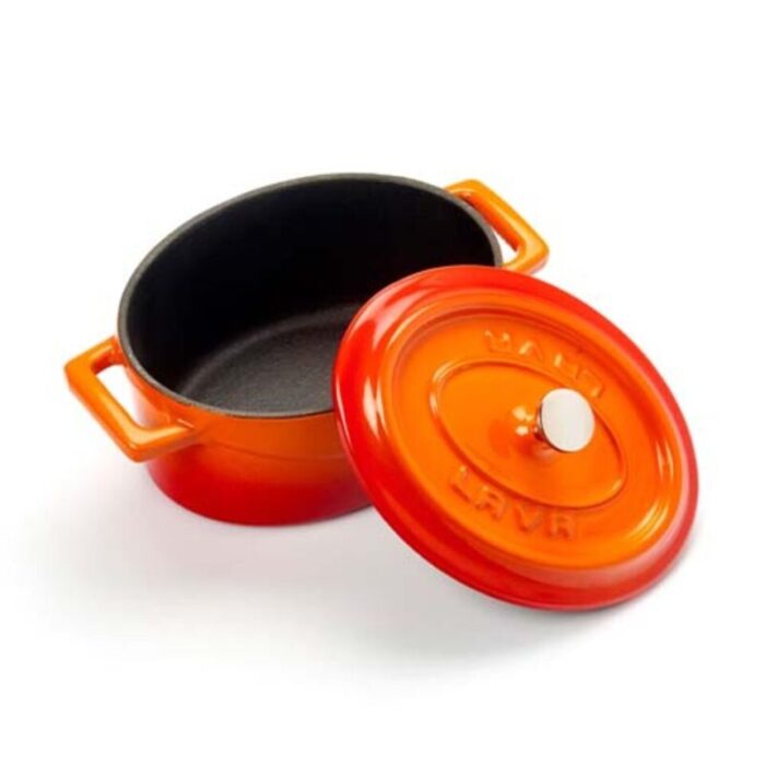 cast iron oval mini casserole 10cm 036l orange trendy121lv o tc 10 k2 og 240924125428