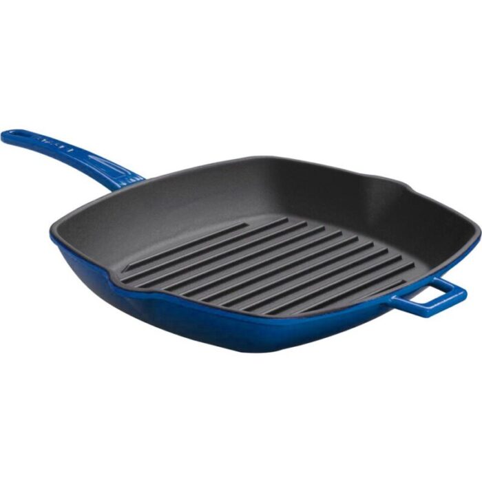 cast iron rect grill pan with metal hdle 26x32cm 26l blue121lv p gt 2632 k0 bl 240924125426