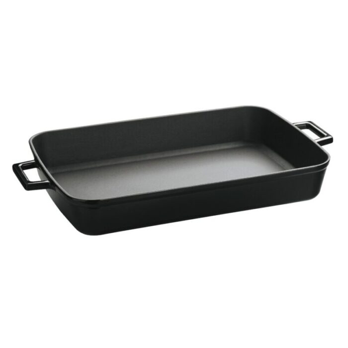 cast iron rect roasting dish 22x30cm 265l black121lv p tp 2230 k0 blk 240924125426