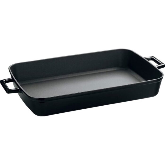 cast iron rect roasting dish 26x40cm 50l black121lv p tp 2640 k0 blk 240924125426