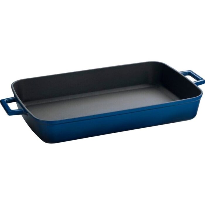 cast iron rect roasting dish 26x40cm 50l blue121lv p tp 2640 k0 bl 240924125426