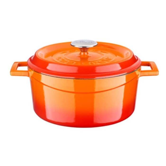 cast iron round casserole orange trendy 240924125357 1