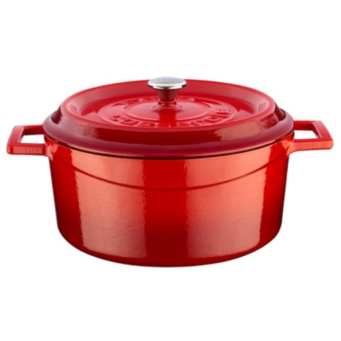 cast iron round casserole red trendy 240924125452 1