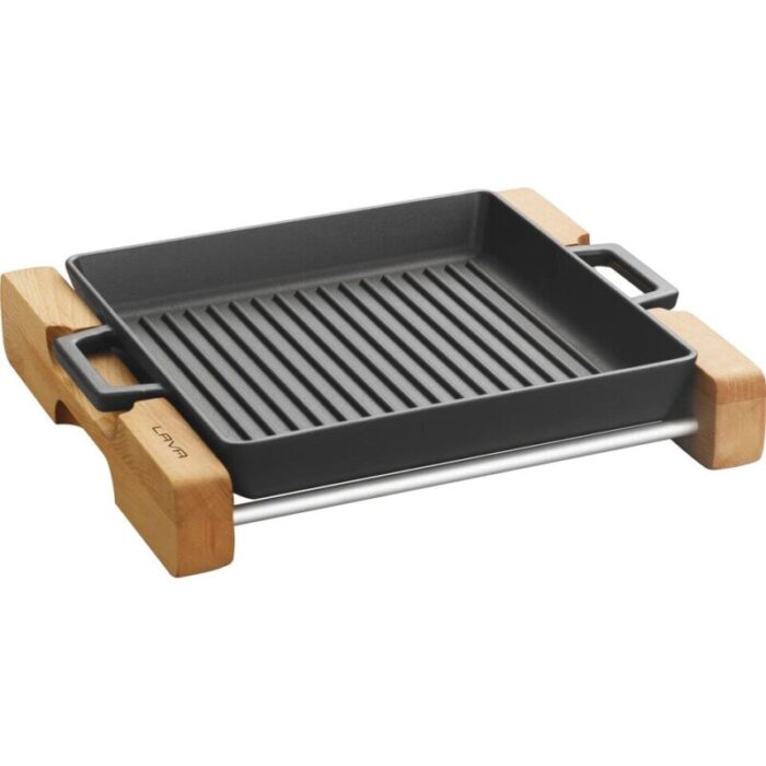 cast iron sq grill pan with metal handle 240924125442