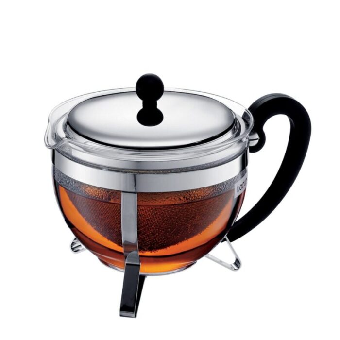 chambord tea pot with metal lid and ss filter 13 l 44 oz 240923012530