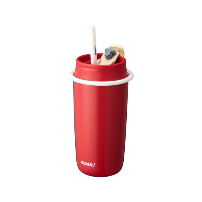 latte tumbler with straw 450m red 240924124329