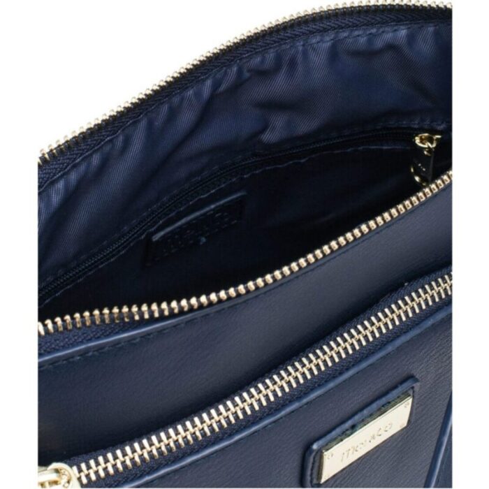 melco faux leather shoulder sling bag navy 240426092501 3