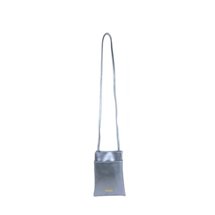 melco flat sling pouch silver 240426092504