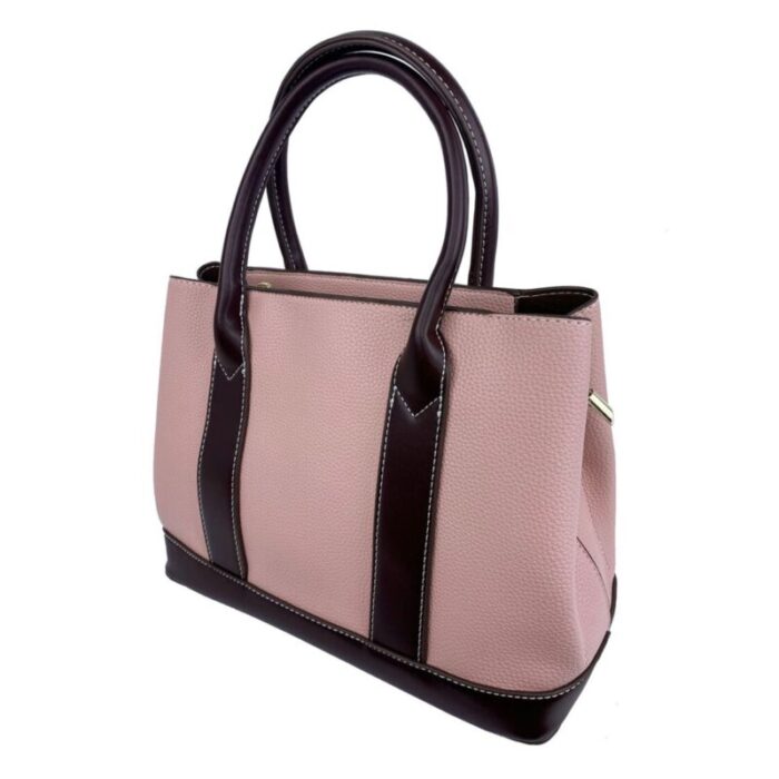 melco pebbled contrast satchel bag pink 240426092457 2