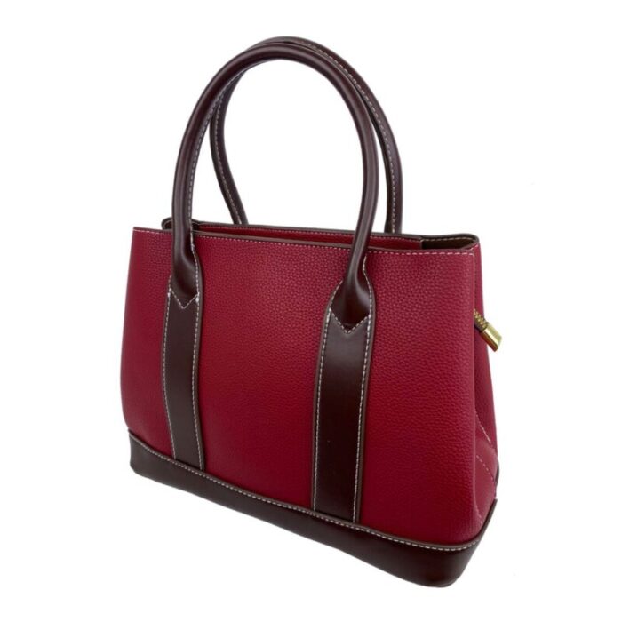 melco pebbled contrast satchel bag red 240426092458 2