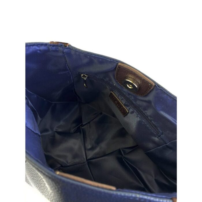 melco pebbled faux leather casual bag navy 240426092438 3