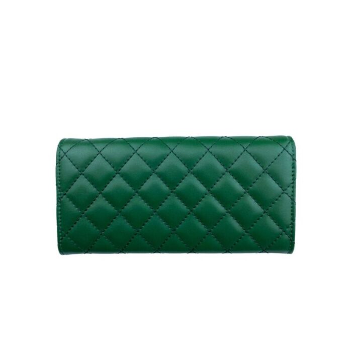 melco quilted basic flap long wallet green 240426092455 2