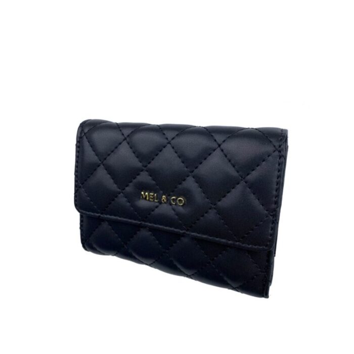 melco quilted half flap mid size wallet black 240426092453 1