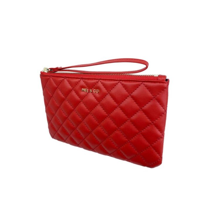 melco quilted wristlet loop handle pouch red 240426092450 1