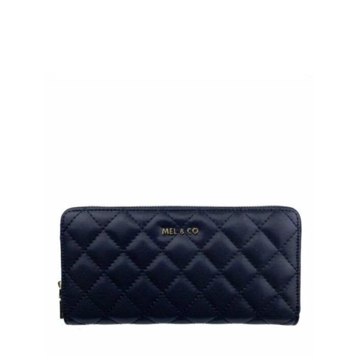 melco quilted zip around wallet black 240426092452