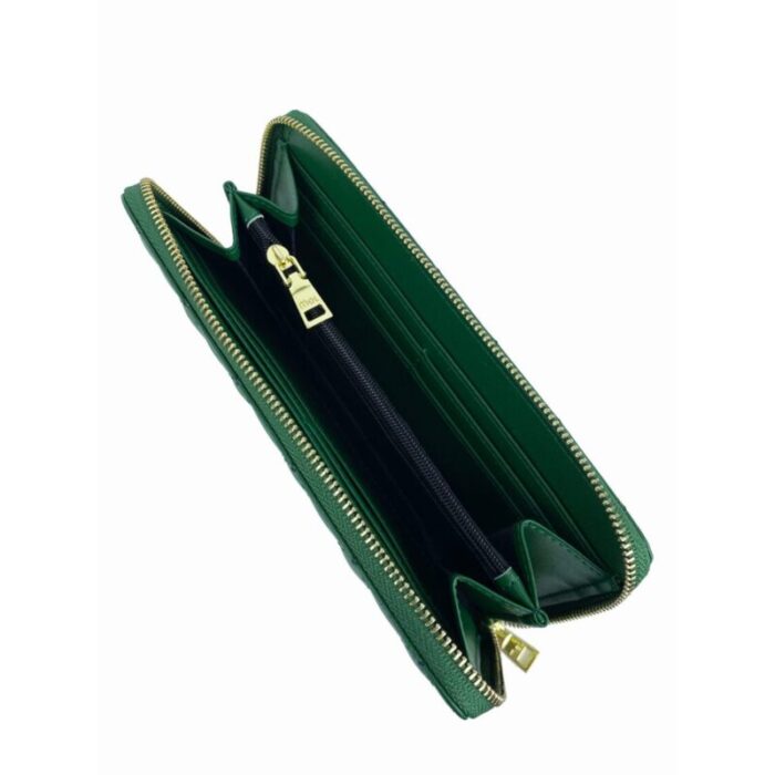 melco quilted zip around wallet green 240426092453 3