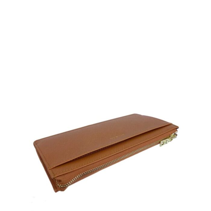 melco saffiano effect slim long wallet tan 240426092449 4