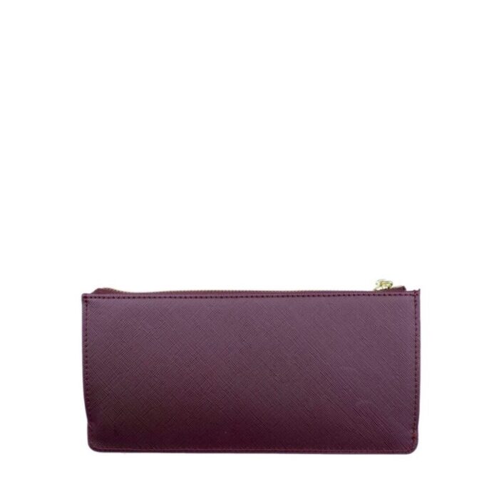 melco saffiano effect slim long wallet wine 240426092449 3