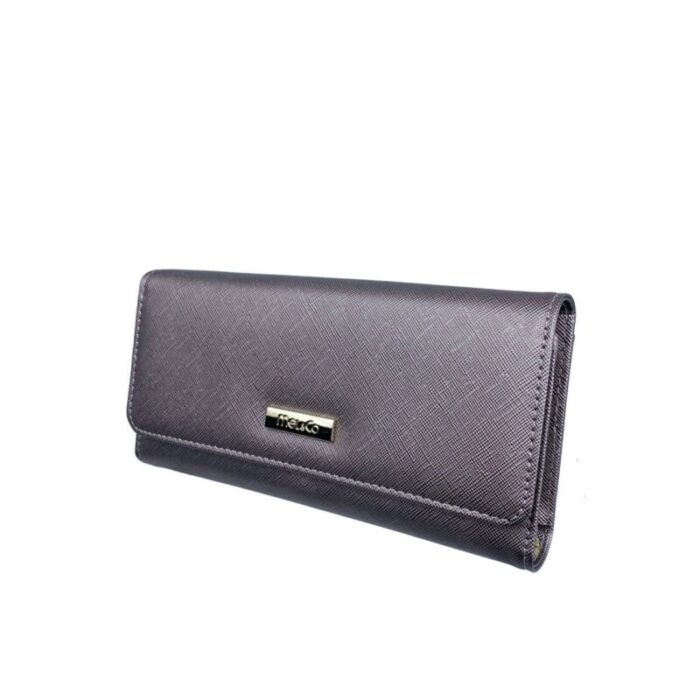 melco saffiano leatherette tri fold long wallet gun 240426092450 1