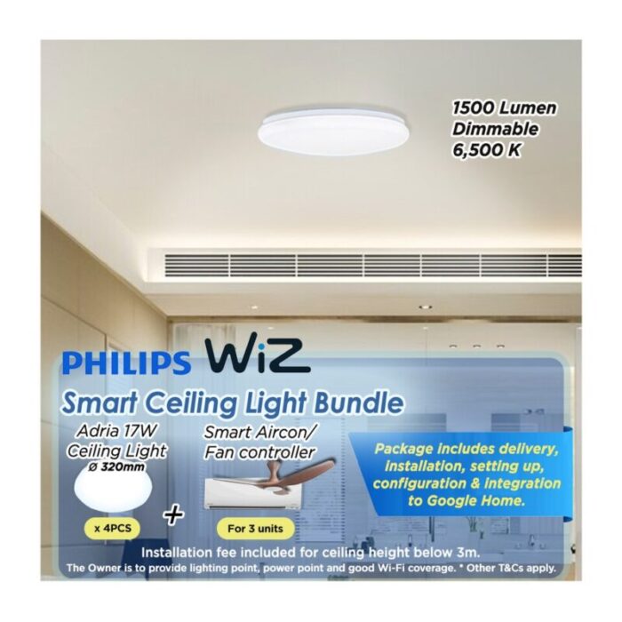 philips wiz ceiling light bdl w controller 240814115155