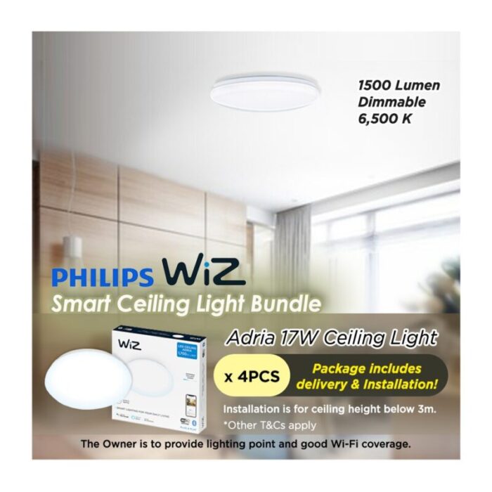 philips wiz smart ceiling light bundle 240515041537