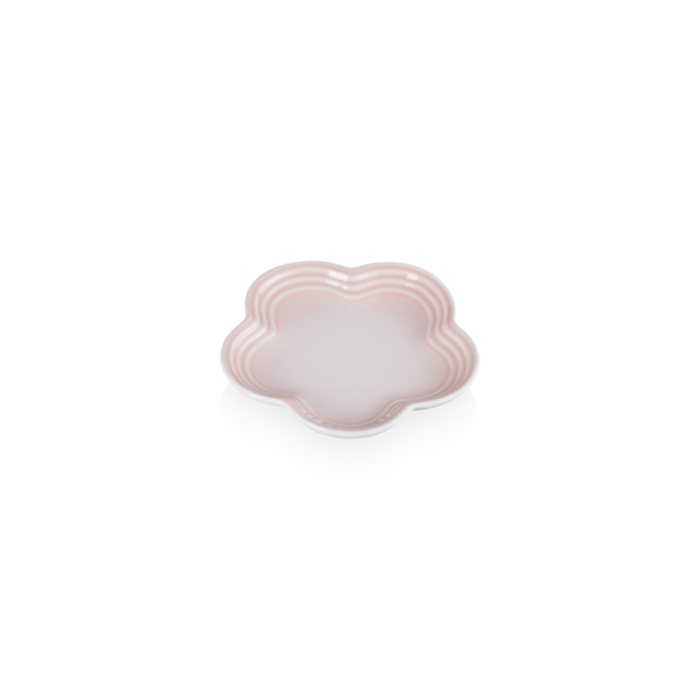 small flower plate 14cm shell pink 240901123924