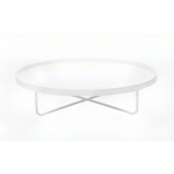 step round coffee table white 240308021045