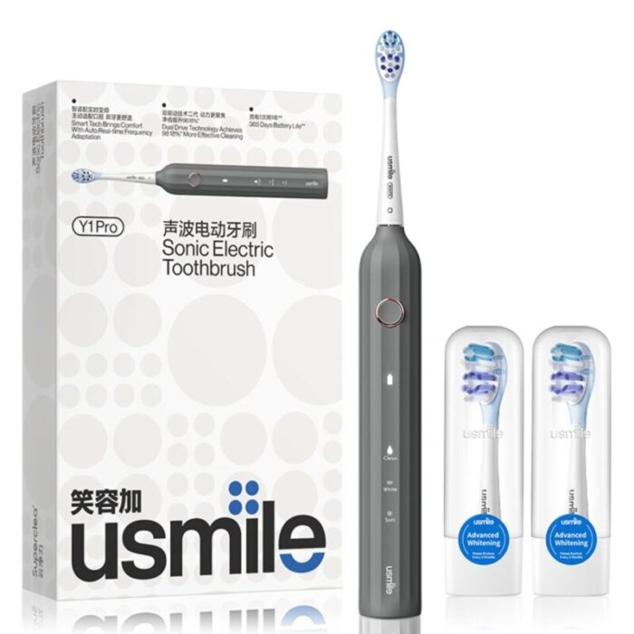 usmile y1 pro superclea sonic electric toothbrushgrey 240722044812